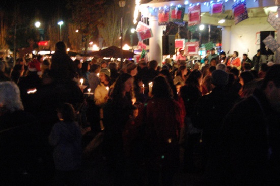 Candle Lighting Ceremony, Sebastopol, CA